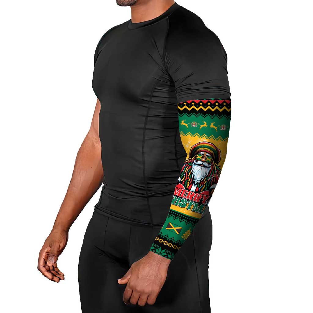 Jamaica Christmas Arm Sleeves Have Ah Irie Irie Christmas - Wonder Print Shop