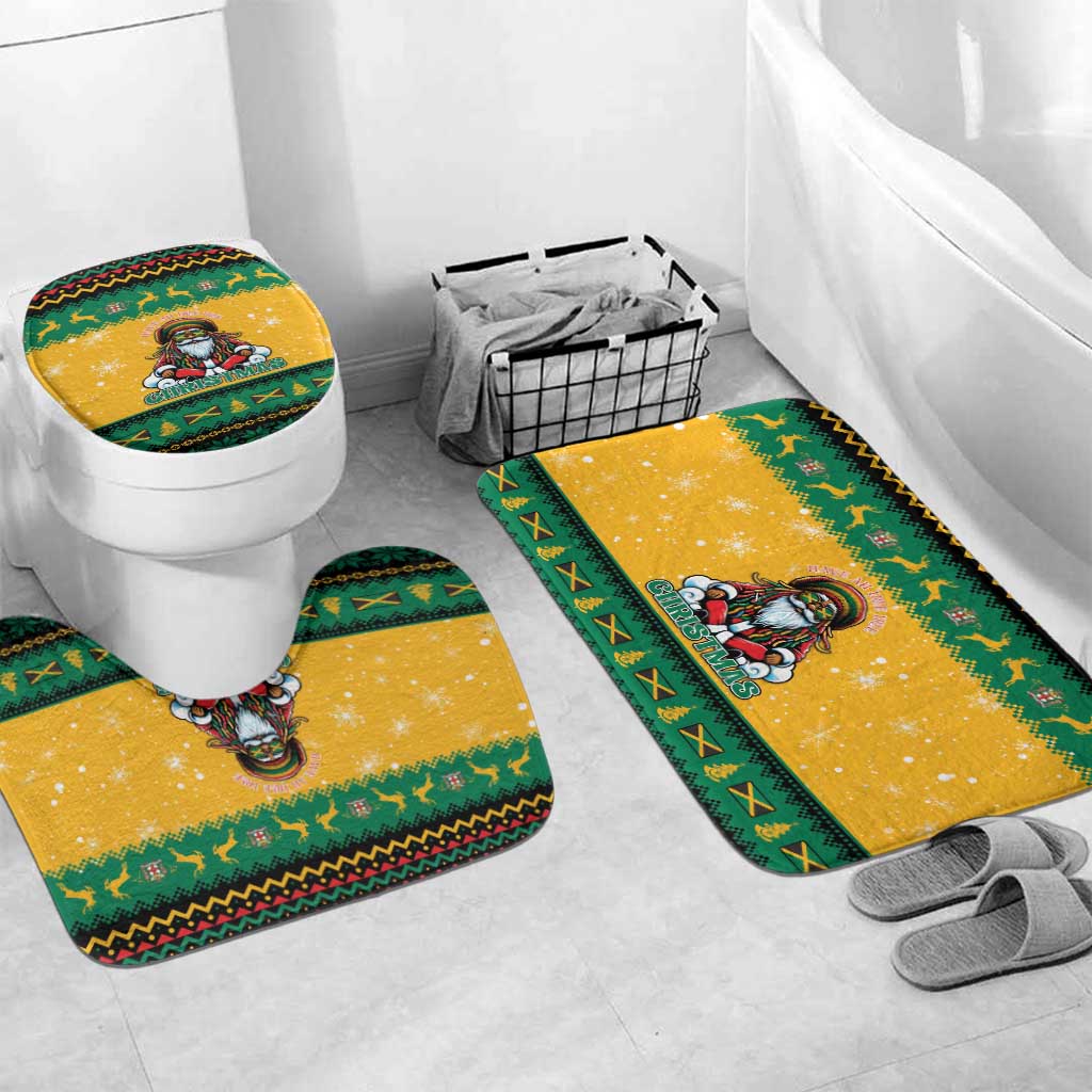 Jamaica Christmas Bathroom Set Have Ah Irie Irie Christmas - Wonder Print Shop