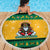 Jamaica Christmas Beach Blanket Have Ah Irie Irie Christmas - Wonder Print Shop