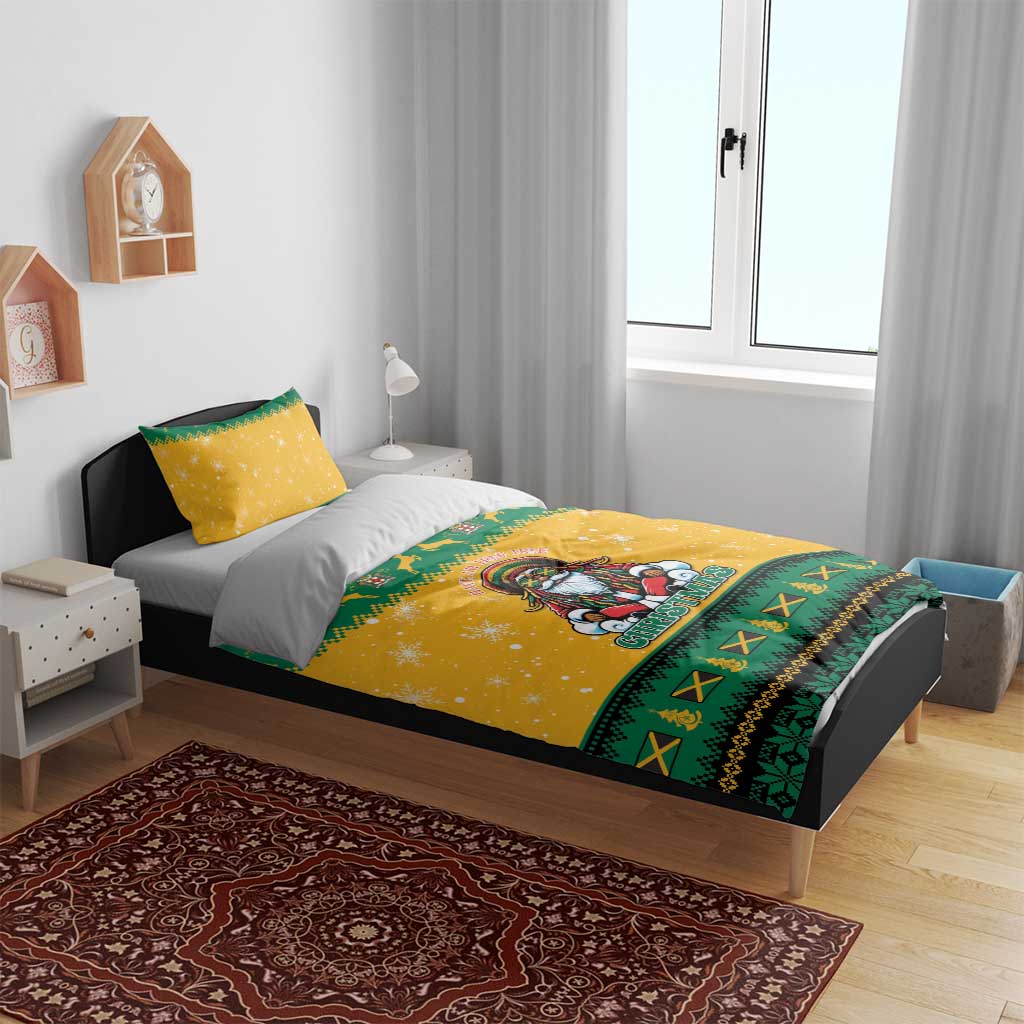 Jamaica Christmas Bedding Set Have Ah Irie Irie Christmas - Wonder Print Shop