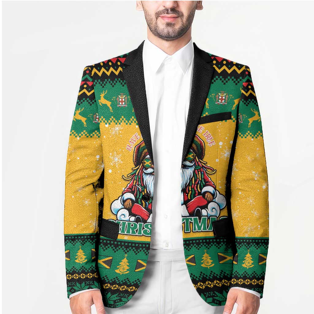 Jamaica Christmas Blazer Have Ah Irie Irie Christmas - Wonder Print Shop
