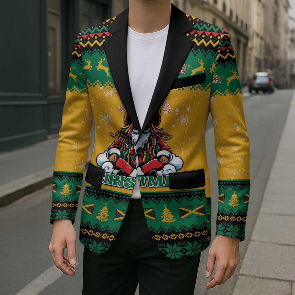 Jamaica Christmas Blazer Have Ah Irie Irie Christmas - Wonder Print Shop