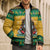 Jamaica Christmas Bomber Puffer Jacket Have Ah Irie Irie Christmas - Wonder Print Shop