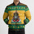 Jamaica Christmas Bomber Puffer Jacket Have Ah Irie Irie Christmas - Wonder Print Shop