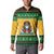 Jamaica Christmas Button Sweatshirt Have Ah Irie Irie Christmas - Wonder Print Shop