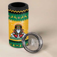 Jamaica Christmas 4 in 1 Can Cooler Tumbler Have Ah Irie Irie Christmas - Wonder Print Shop