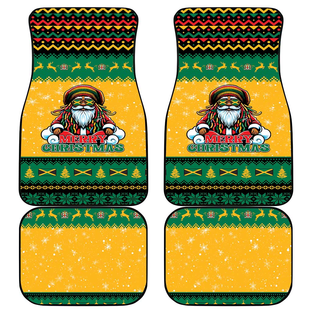 Jamaica Christmas Car Mats Have Ah Irie Irie Christmas - Wonder Print Shop