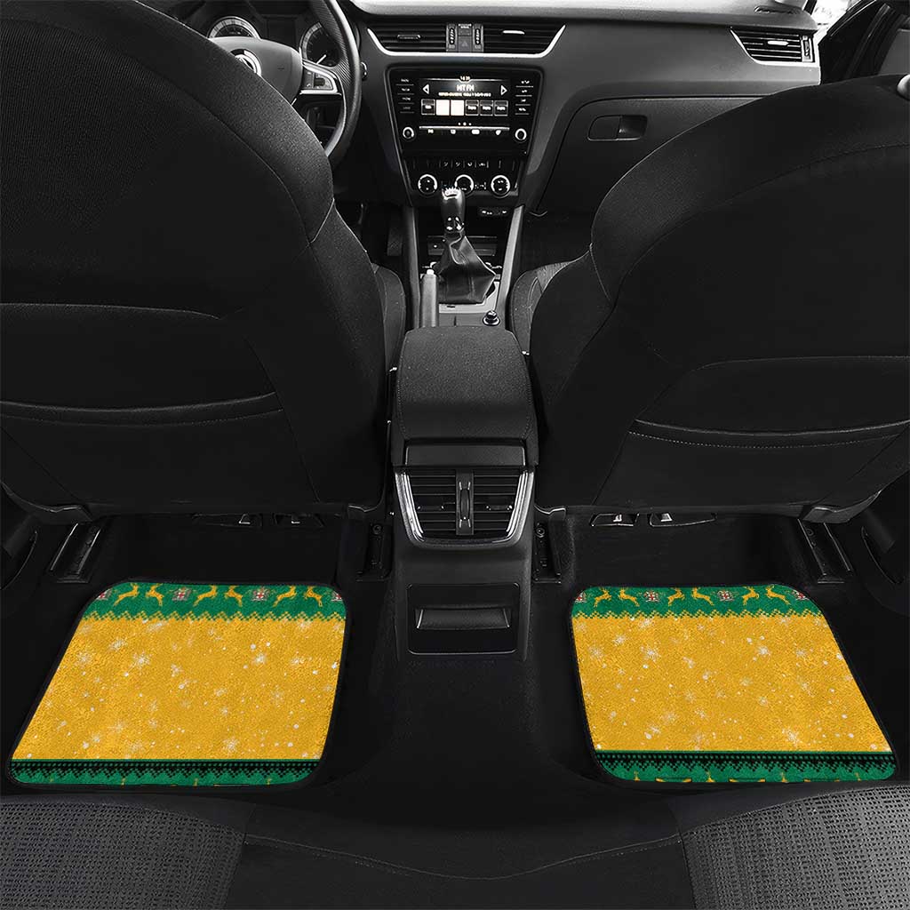 Jamaica Christmas Car Mats Have Ah Irie Irie Christmas - Wonder Print Shop