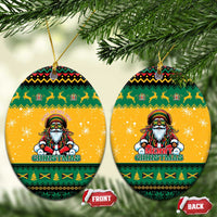 Jamaica Christmas Ceramic Ornament Have Ah Irie Irie Christmas - Wonder Print Shop