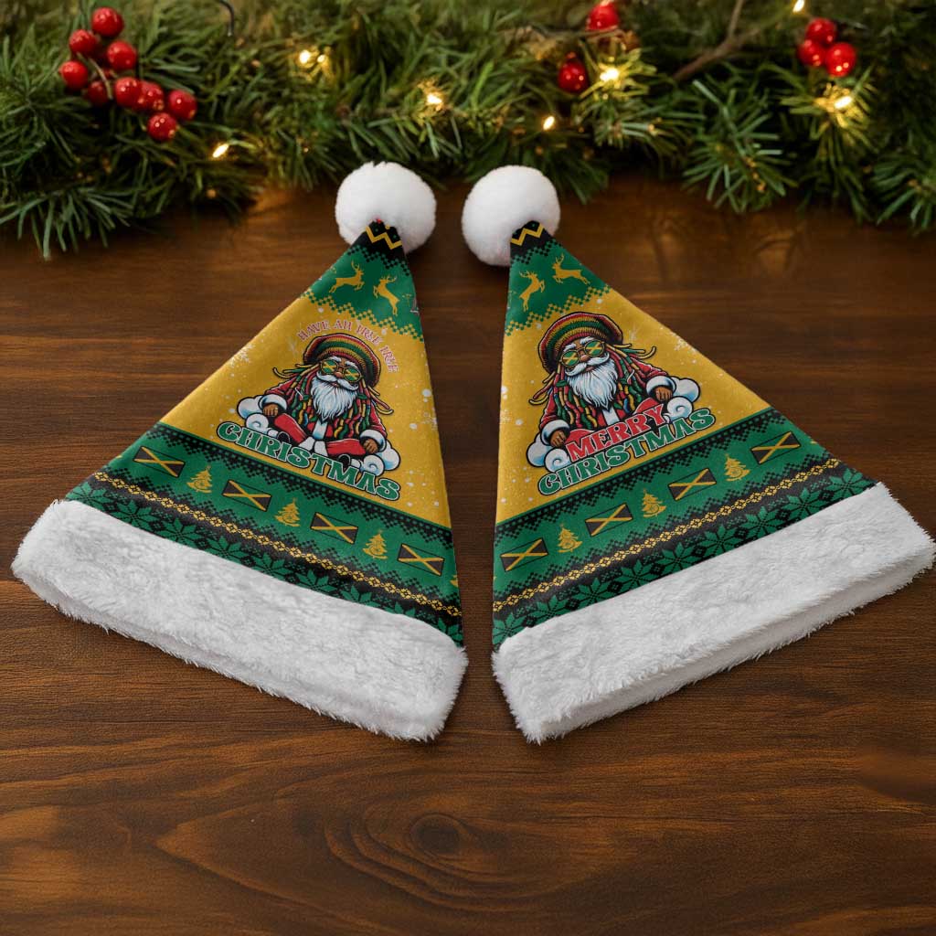 Jamaica Christmas Santa Hat Have Ah Irie Irie Christmas - Wonder Print Shop