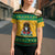 Jamaica Christmas Cross Shoulder Shirt Have Ah Irie Irie Christmas - Wonder Print Shop