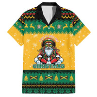 Jamaica Christmas Family Matching Long Sleeve Bodycon Dress and Hawaiian Shirt Have Ah Irie Irie Christmas - Wonder Print Shop
