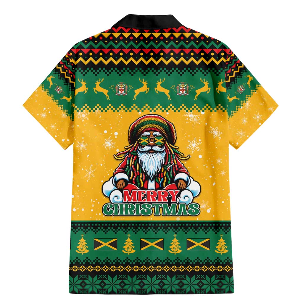 Jamaica Christmas Family Matching Mermaid Dress and Hawaiian Shirt Have Ah Irie Irie Christmas - Wonder Print Shop