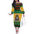 Jamaica Christmas Family Matching Off The Shoulder Long Sleeve Dress and Hawaiian Shirt Have Ah Irie Irie Christmas - Wonder Print Shop