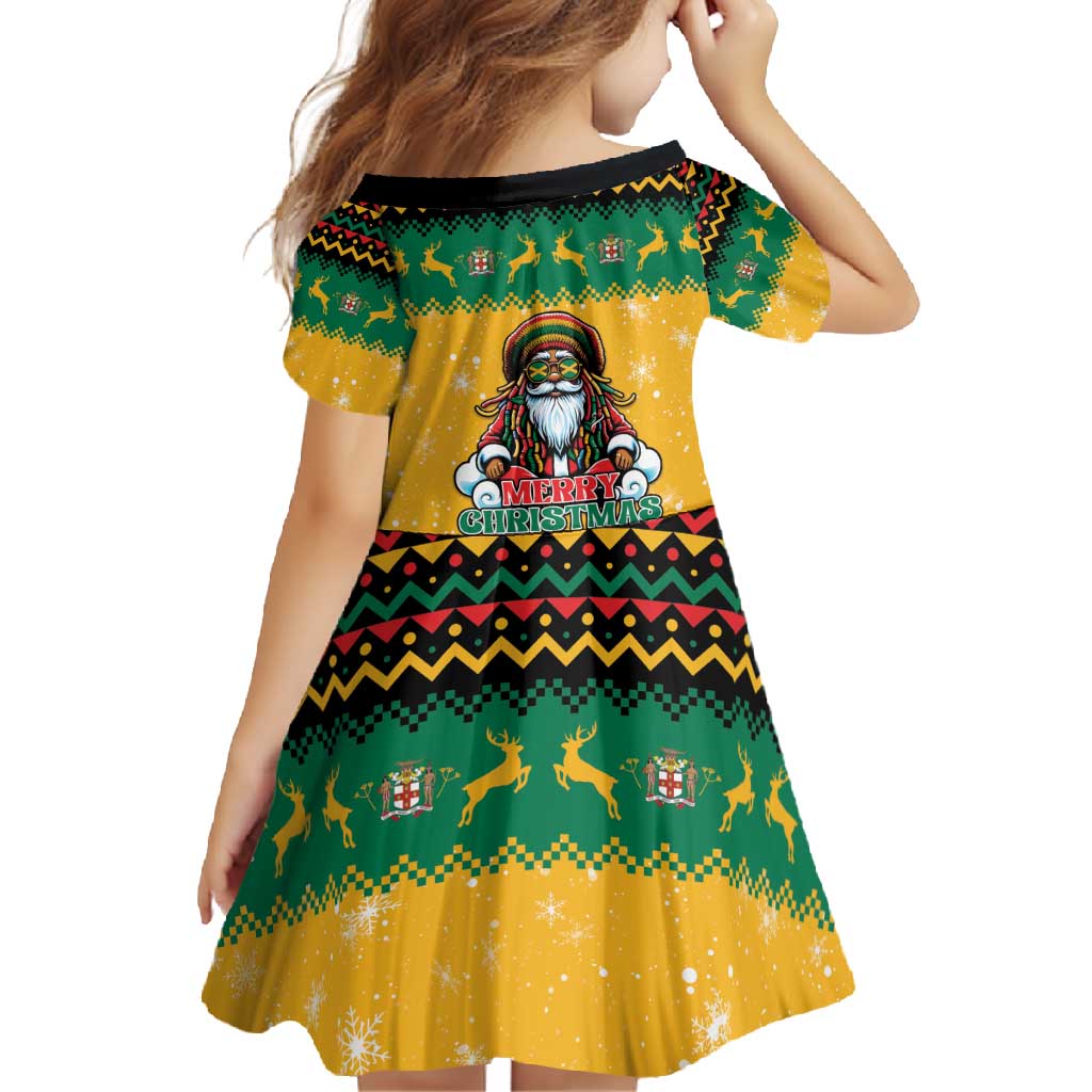 Jamaica Christmas Family Matching Off Shoulder Maxi Dress and Hawaiian Shirt Have Ah Irie Irie Christmas - Wonder Print Shop