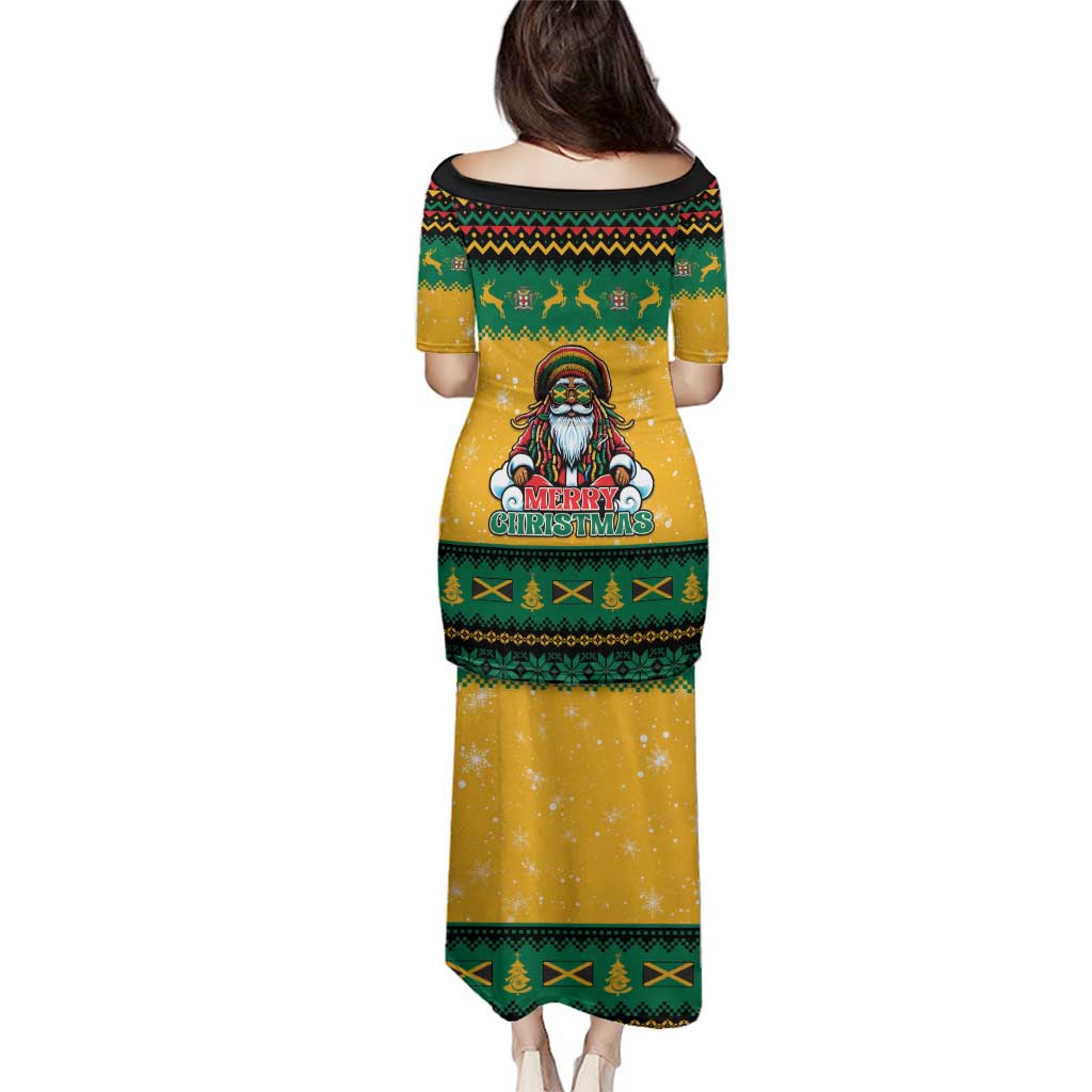 Jamaica Christmas Family Matching Puletasi and Hawaiian Shirt Have Ah Irie Irie Christmas - Wonder Print Shop