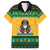 Jamaica Christmas Family Matching Short Sleeve Bodycon Dress and Hawaiian Shirt Have Ah Irie Irie Christmas - Wonder Print Shop