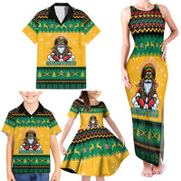 Jamaica Christmas Family Matching Tank Maxi Dress and Hawaiian Shirt Have Ah Irie Irie Christmas - Wonder Print Shop