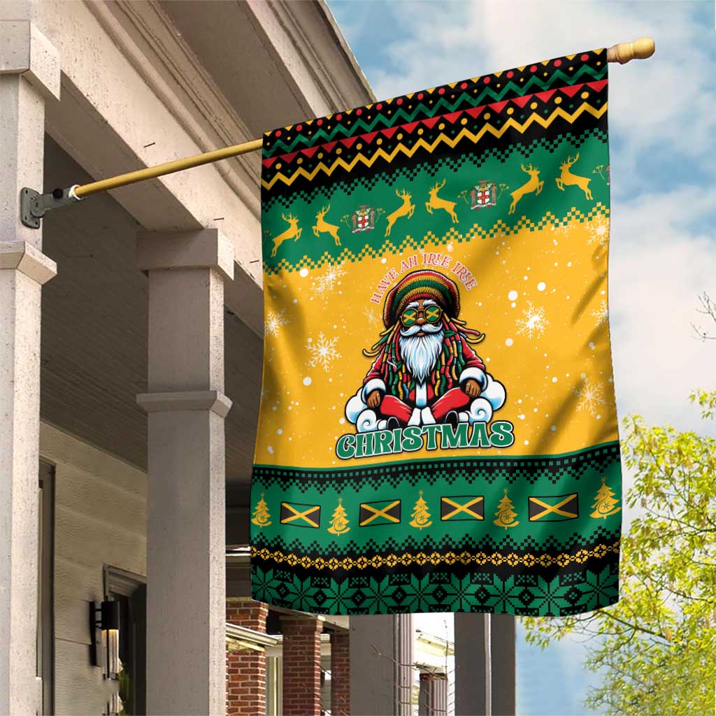 Jamaica Christmas Garden Flag Have Ah Irie Irie Christmas - Wonder Print Shop