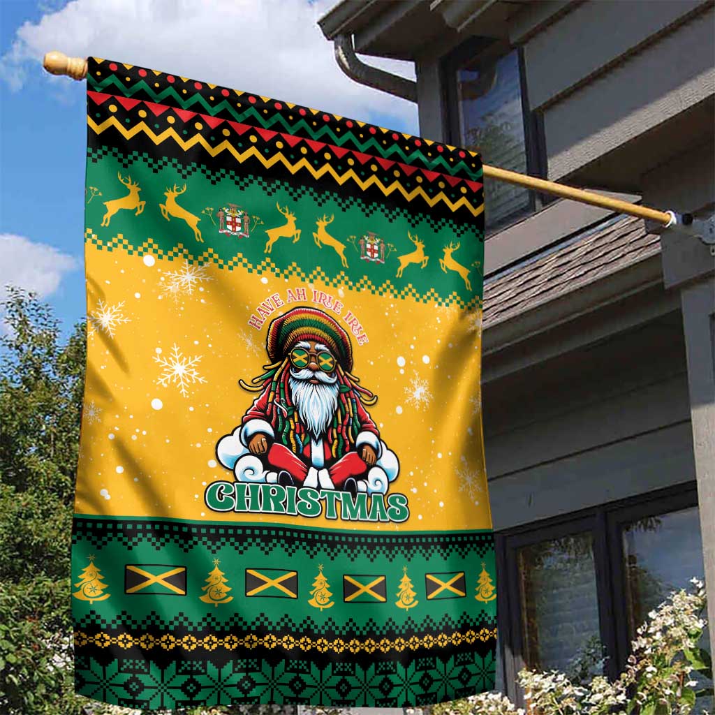Jamaica Christmas Garden Flag Have Ah Irie Irie Christmas - Wonder Print Shop