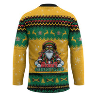 Jamaica Christmas Hockey Jersey Have Ah Irie Irie Christmas - Wonder Print Shop