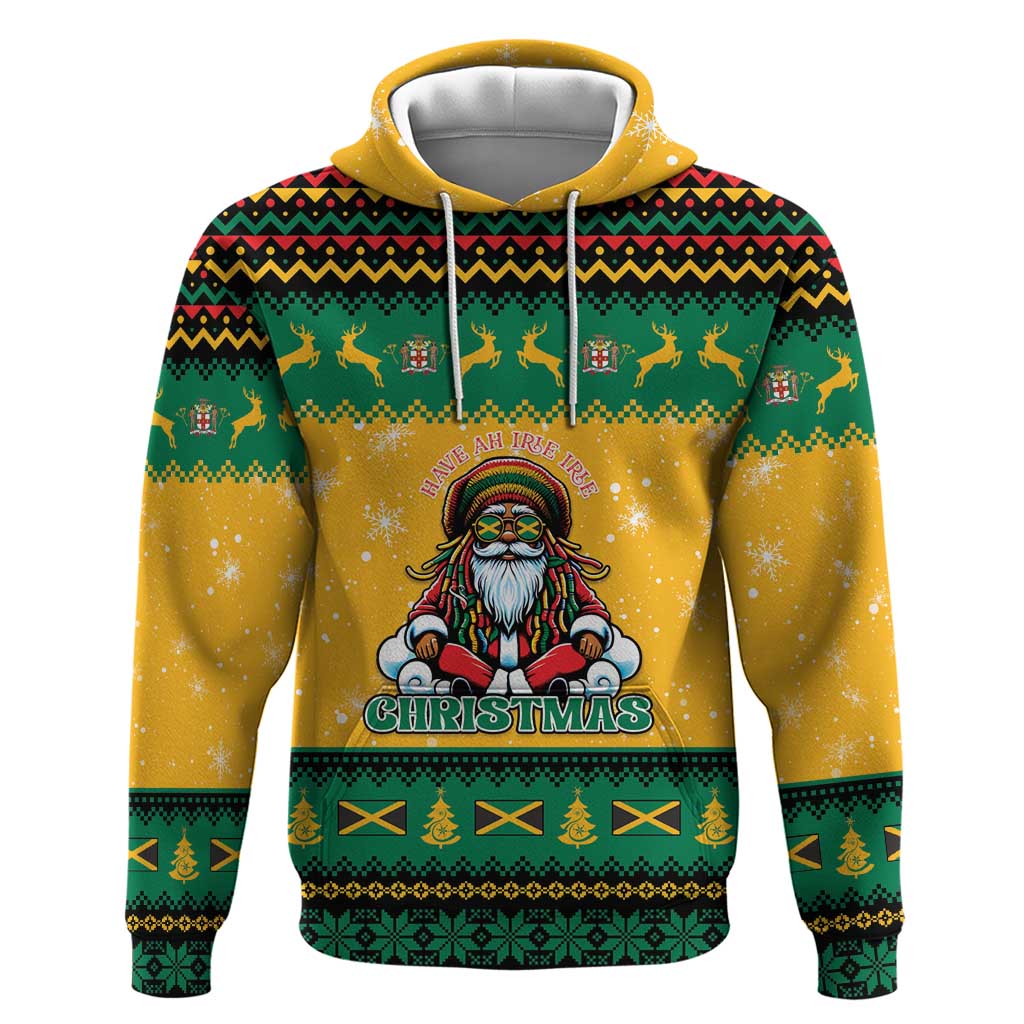 Jamaica Christmas Hoodie Have Ah Irie Irie Christmas - Wonder Print Shop