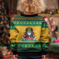 Jamaica Christmas Kid Ugly Christmas Sweater Have Ah Irie Irie Christmas - Wonder Print Shop