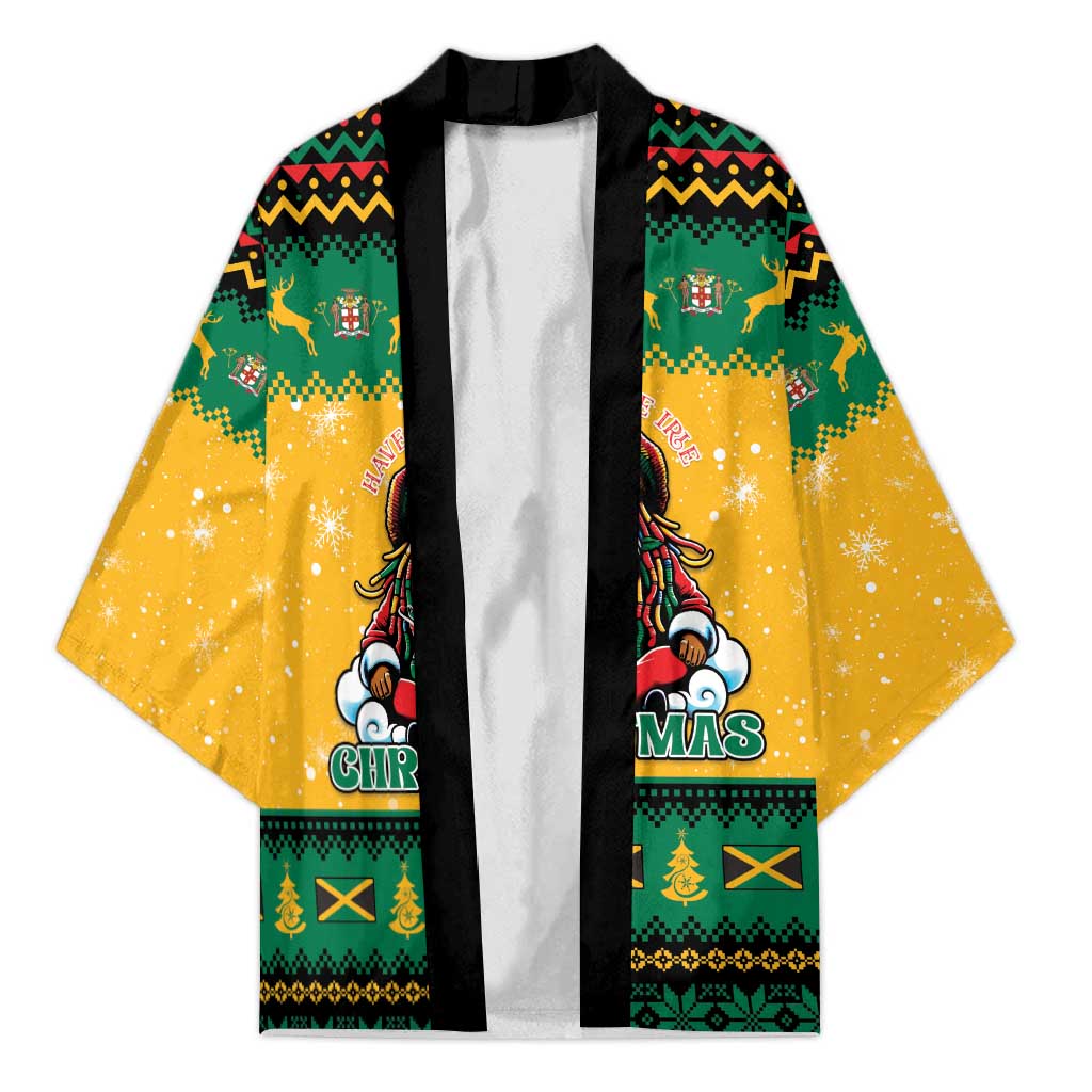 Jamaica Christmas Kimono Have Ah Irie Irie Christmas - Wonder Print Shop