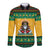 Jamaica Christmas Long Sleeve Button Shirt Have Ah Irie Irie Christmas - Wonder Print Shop
