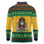 Jamaica Christmas Long Sleeve Polo Shirt Have Ah Irie Irie Christmas - Wonder Print Shop