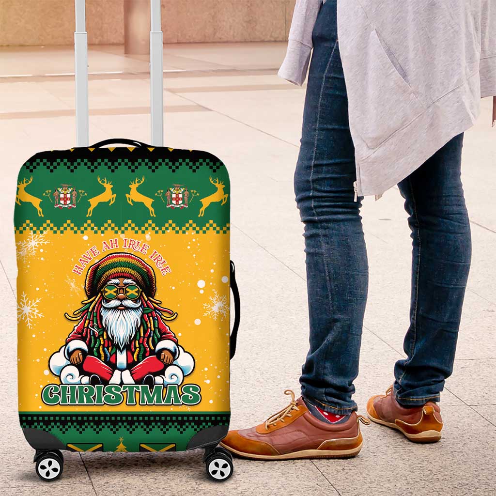 Jamaica Christmas Luggage Cover Have Ah Irie Irie Christmas - Wonder Print Shop