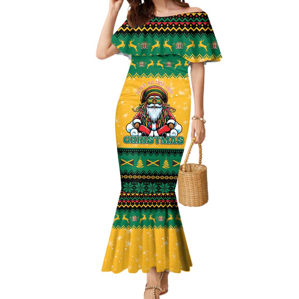 Jamaica Christmas Mermaid Dress Have Ah Irie Irie Christmas - Wonder Print Shop