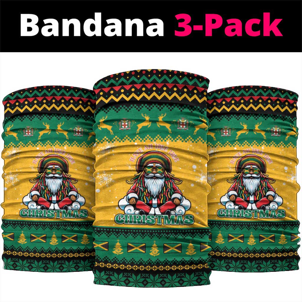 Jamaica Christmas Neck Gaiter Have Ah Irie Irie Christmas - Wonder Print Shop