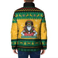 Jamaica Christmas Padded Jacket Have Ah Irie Irie Christmas - Wonder Print Shop