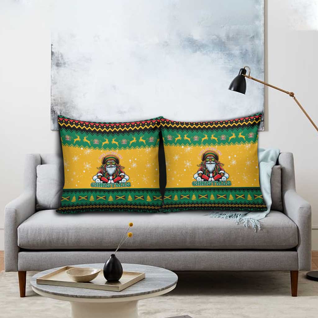 Jamaica Christmas Pillow Cover Have Ah Irie Irie Christmas - Wonder Print Shop