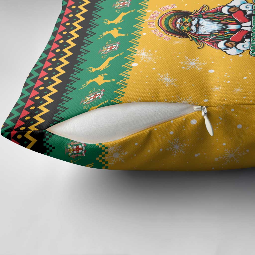 Jamaica Christmas Pillow Cover Have Ah Irie Irie Christmas - Wonder Print Shop