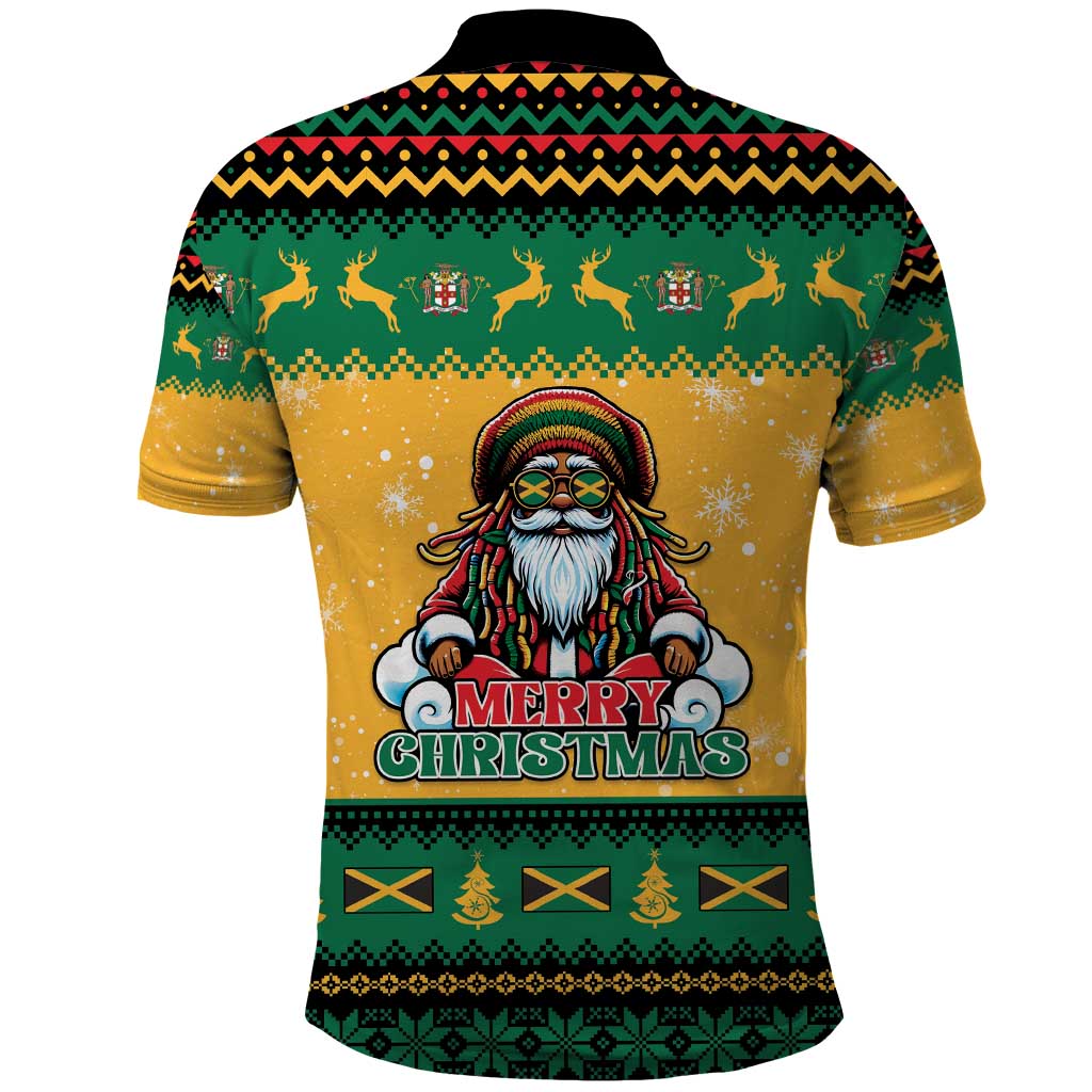 Jamaica Christmas Polo Shirt Have Ah Irie Irie Christmas - Wonder Print Shop