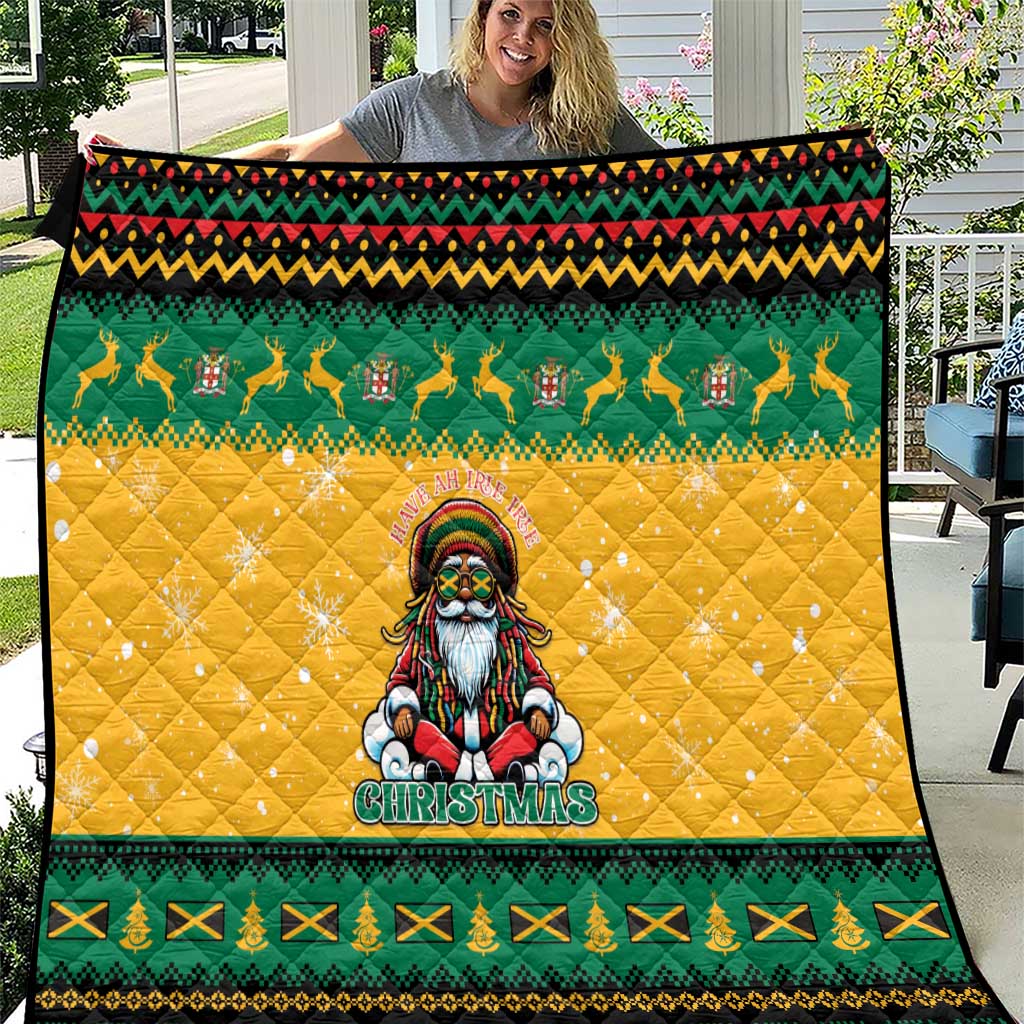 Jamaica Christmas Quilt Have Ah Irie Irie Christmas - Wonder Print Shop
