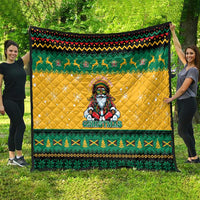 Jamaica Christmas Quilt Have Ah Irie Irie Christmas - Wonder Print Shop