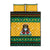 Jamaica Christmas Quilt Bed Set Have Ah Irie Irie Christmas - Wonder Print Shop