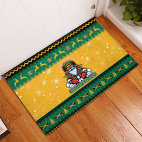 Jamaica Christmas Rubber Doormat Have Ah Irie Irie Christmas - Wonder Print Shop