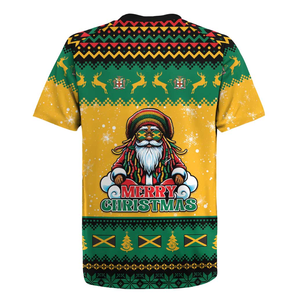 Jamaica Christmas Rugby Jersey Have Ah Irie Irie Christmas - Wonder Print Shop