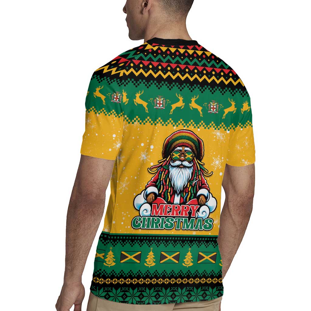 Jamaica Christmas Rugby Jersey Have Ah Irie Irie Christmas - Wonder Print Shop