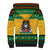 Jamaica Christmas Sherpa Hoodie Have Ah Irie Irie Christmas - Wonder Print Shop