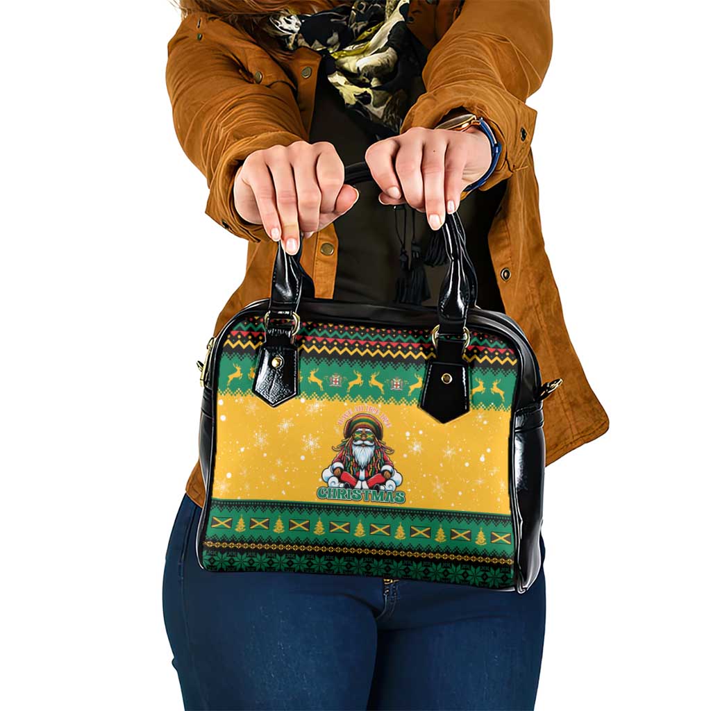 Jamaica Christmas Shoulder Handbag Have Ah Irie Irie Christmas - Wonder Print Shop