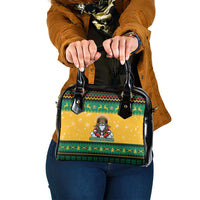Jamaica Christmas Shoulder Handbag Have Ah Irie Irie Christmas - Wonder Print Shop