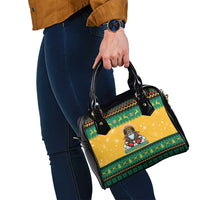 Jamaica Christmas Shoulder Handbag Have Ah Irie Irie Christmas - Wonder Print Shop