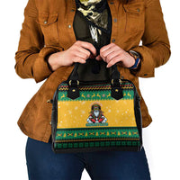 Jamaica Christmas Shoulder Handbag Have Ah Irie Irie Christmas - Wonder Print Shop