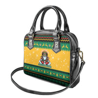 Jamaica Christmas Shoulder Handbag Have Ah Irie Irie Christmas - Wonder Print Shop