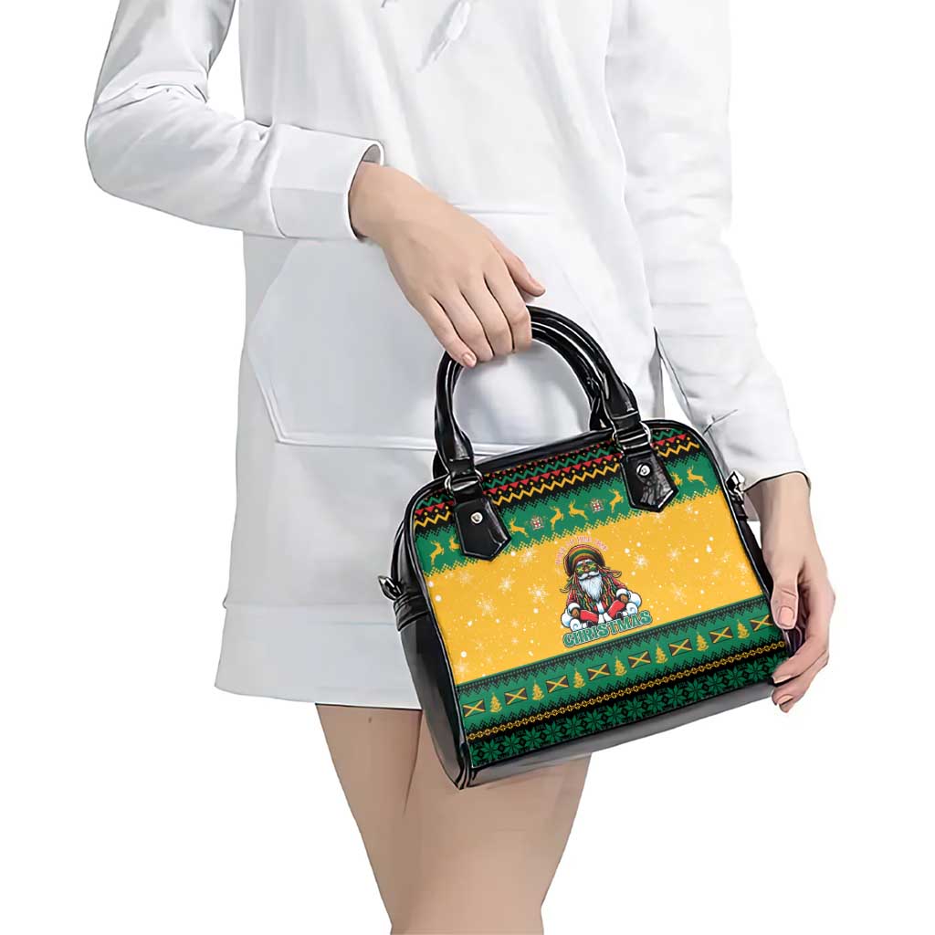 Jamaica Christmas Shoulder Handbag Have Ah Irie Irie Christmas - Wonder Print Shop